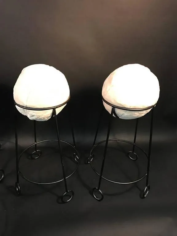 Mid-Century Modern Jean Royere Style Stool - Three Available