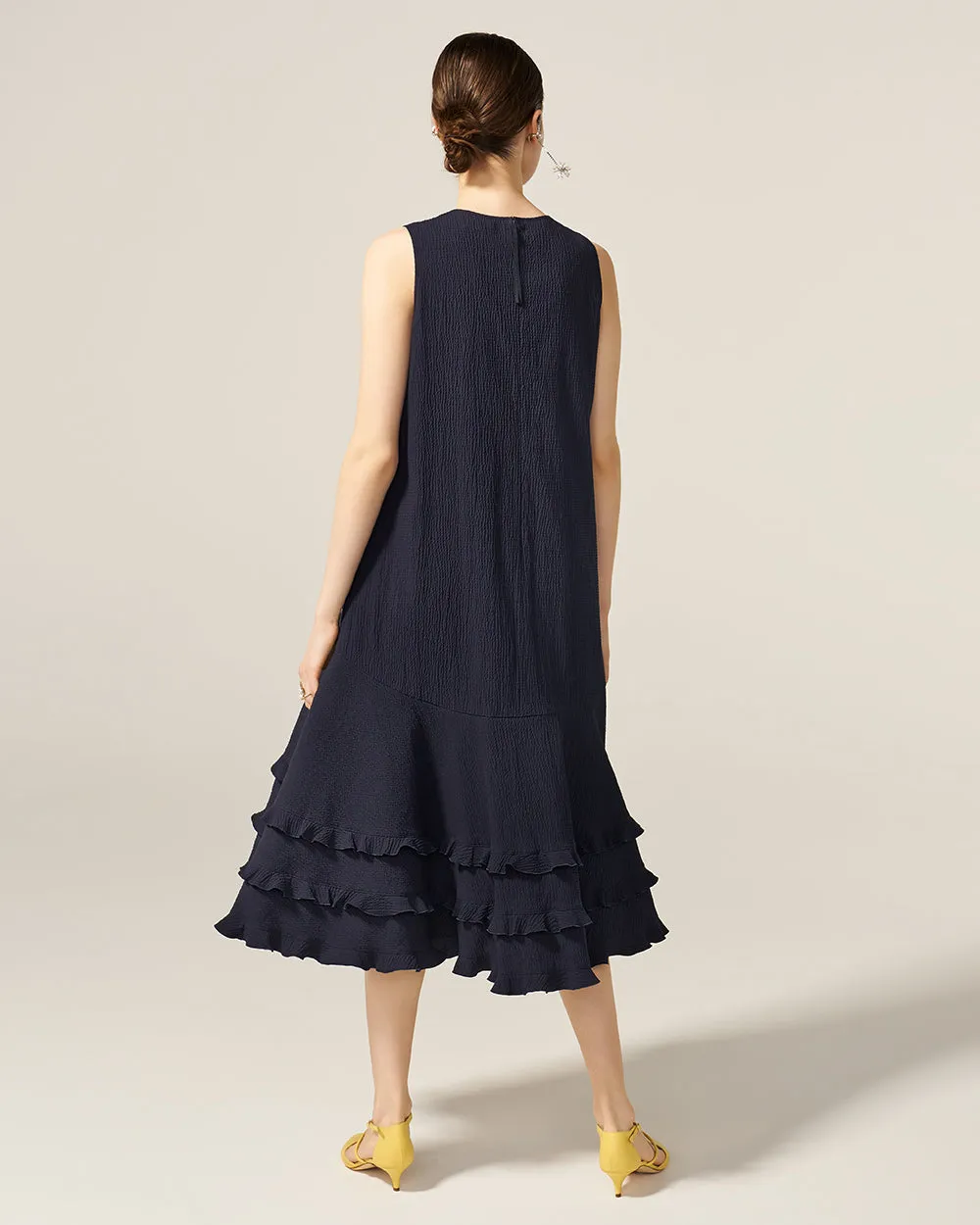 Navy Jean Dress