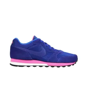 Nike MD Runner 2  Lace Up Blue Synthetic Womens Trainers 749869 446