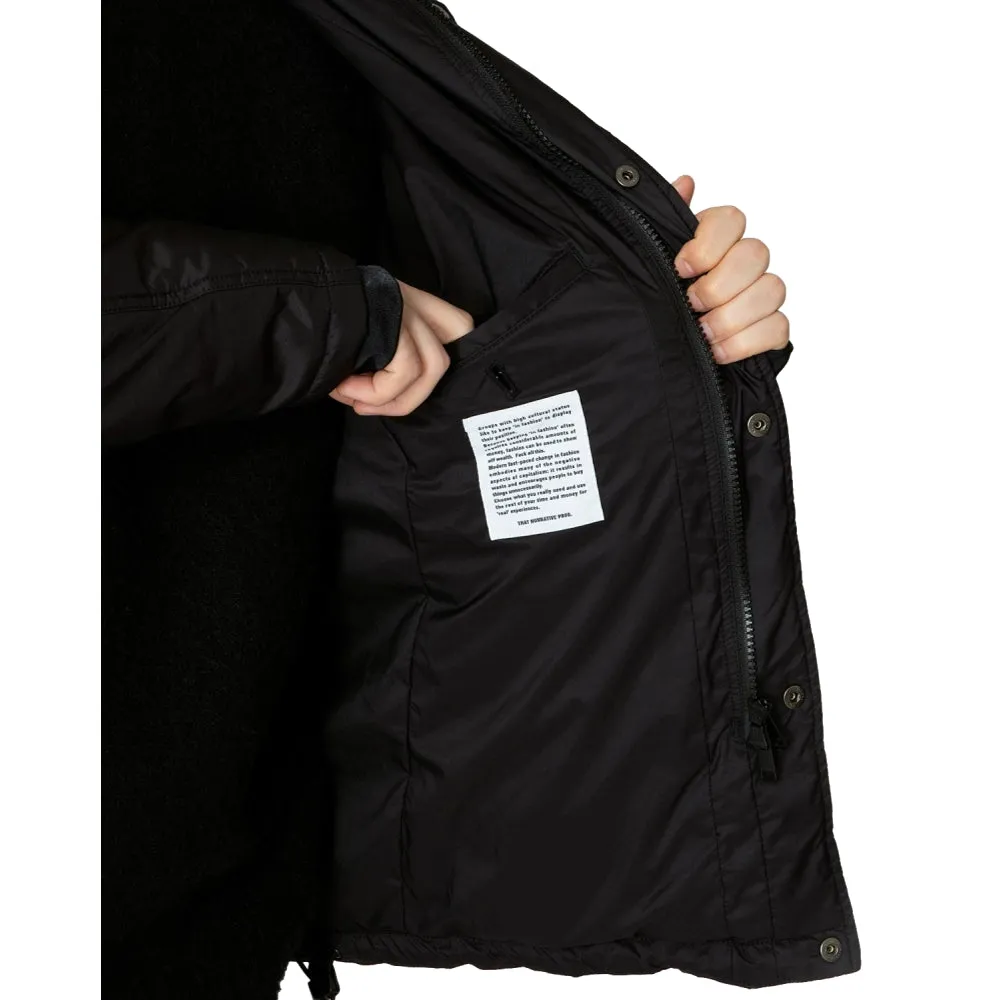 NONNATIVE HIKER PUFF JACKET NYLON TAFFETA STRETCH WITH GORE-TEX WINDSTOPPER-BLACK