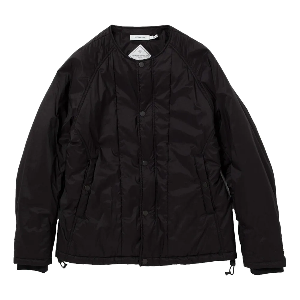 NONNATIVE HIKER PUFF JACKET NYLON TAFFETA STRETCH WITH GORE-TEX WINDSTOPPER-BLACK