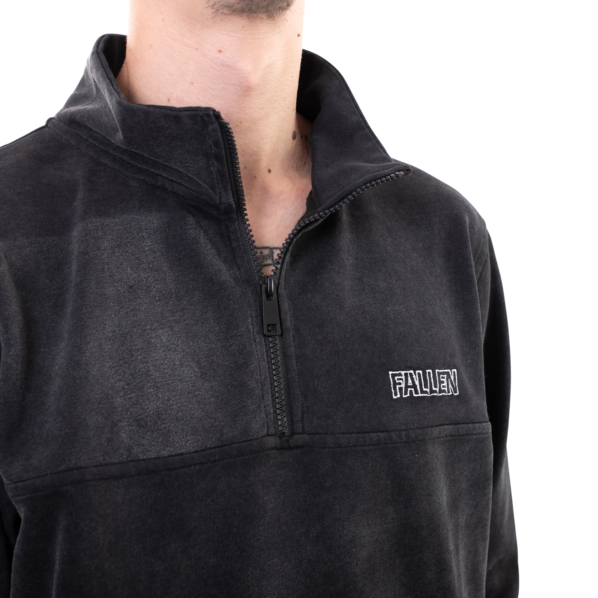 PEAK JACKET BLACK ENZYMATIC/BLACK