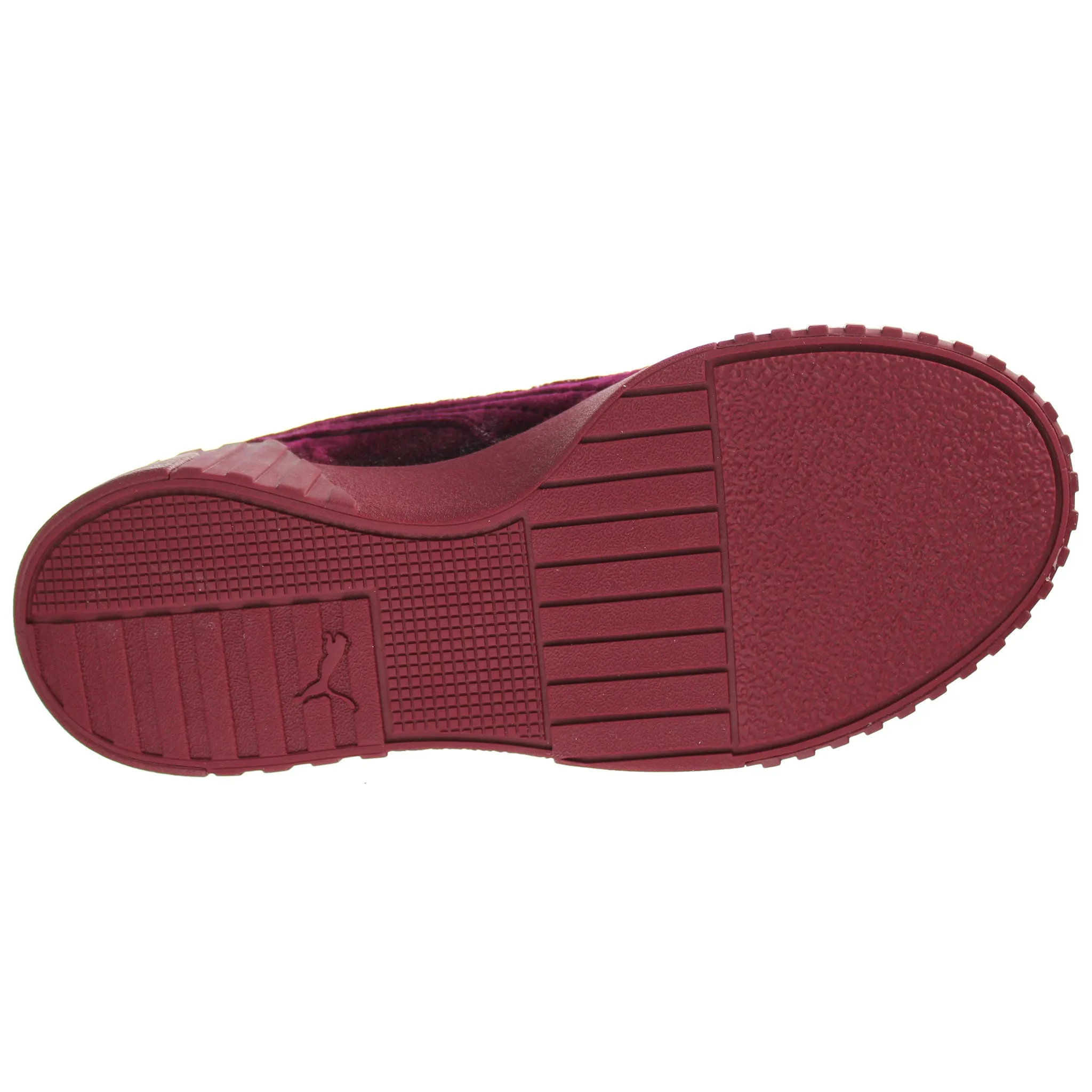 Puma Cali Velvet Womens Burgundy Trainers