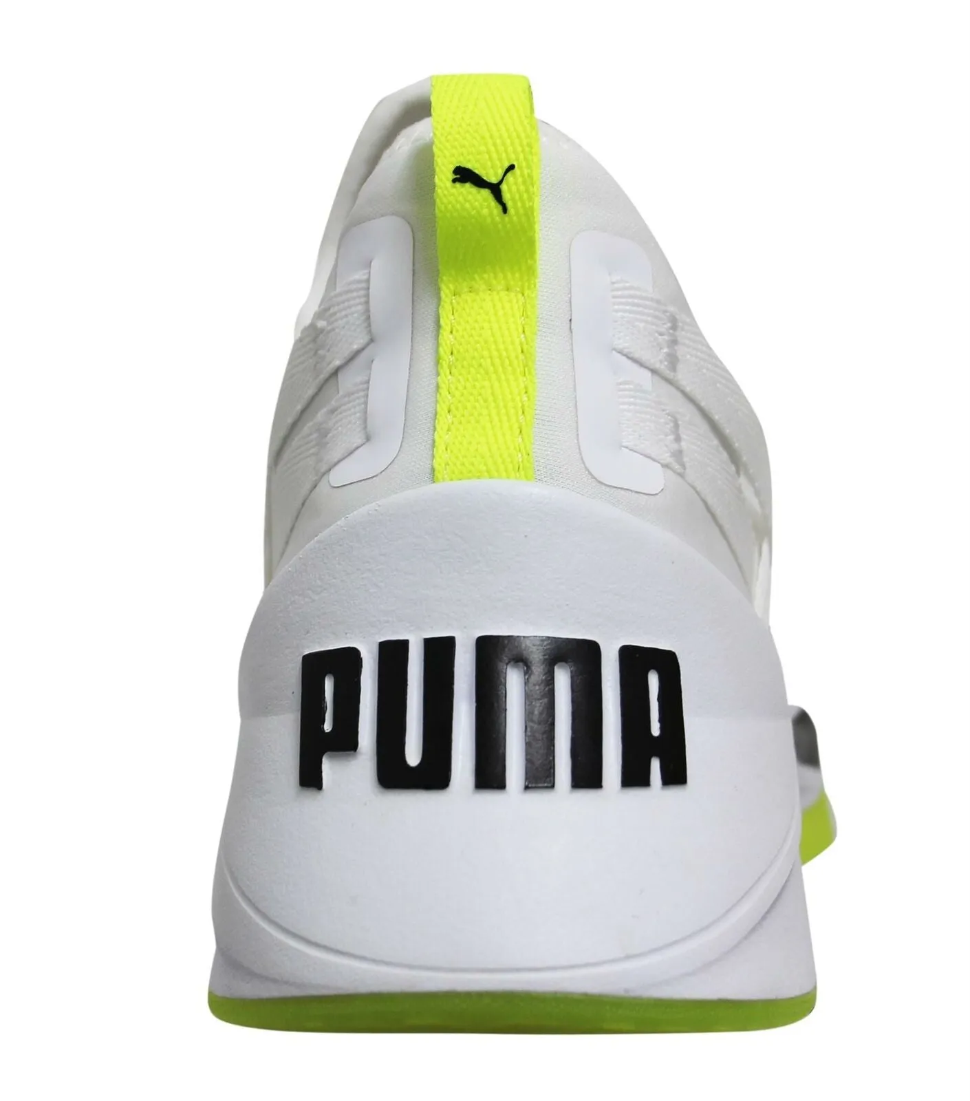 Puma Jaab XT White Yellow Mid Lace Up Womens Slip On Running Trainers 192238 09