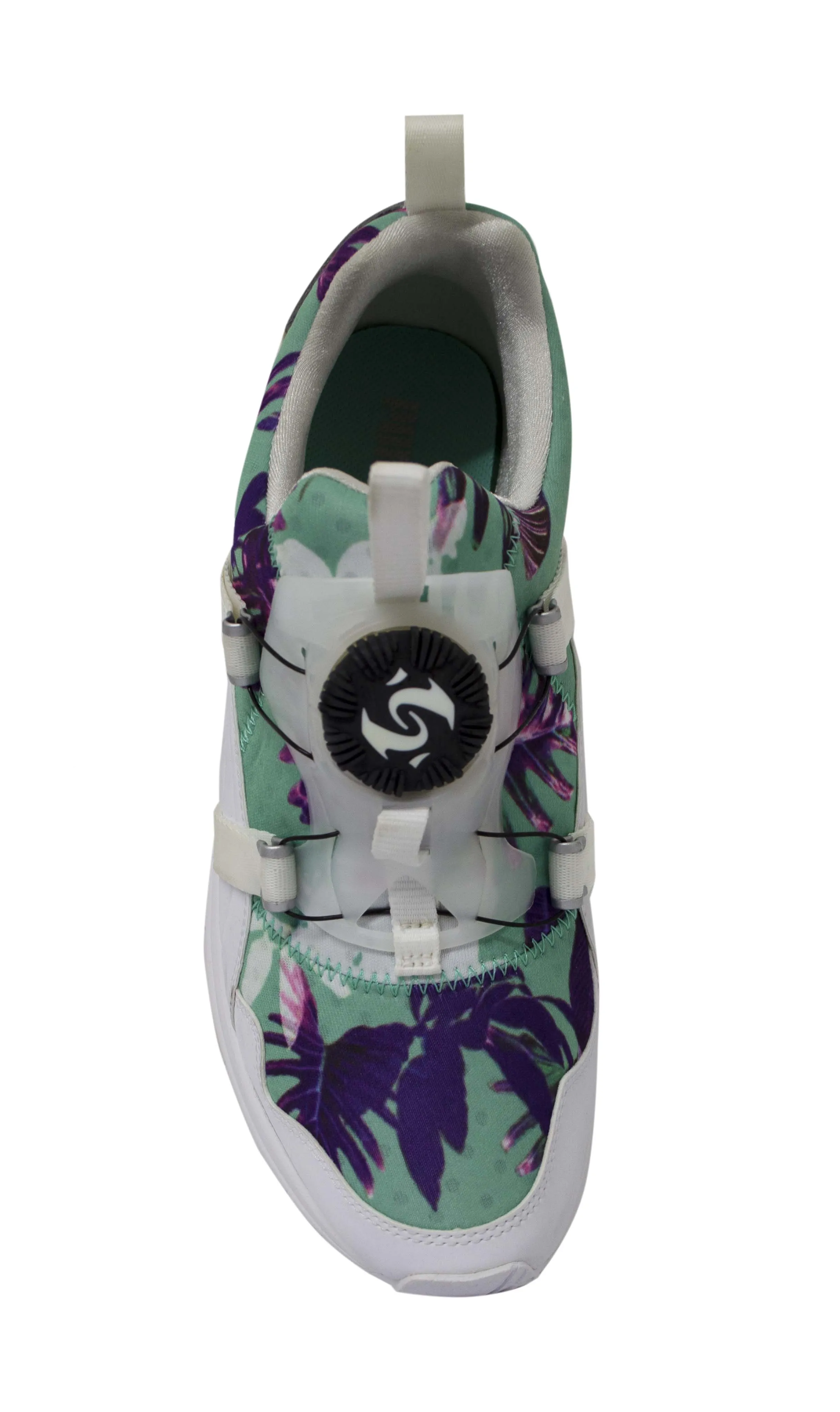 Puma Womens Disc Tropicalia White Textile Floral Trainers 355925 02