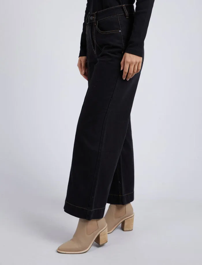 Royal Wide Leg Jean (Black)