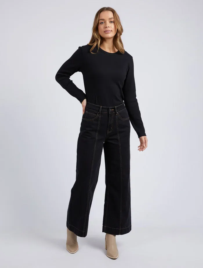 Royal Wide Leg Jean (Black)