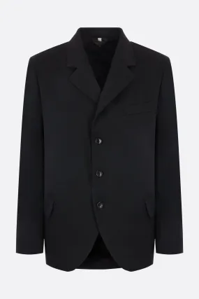 single-breasted wool jacket