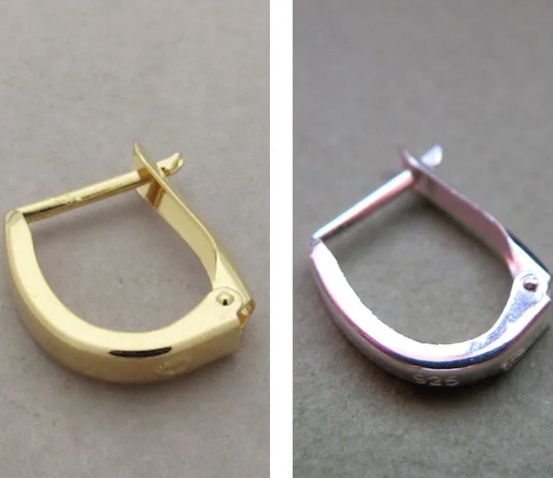 Single Large Gold Hoop for Men