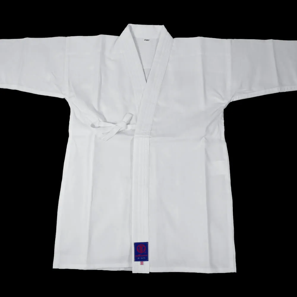 Single Layer White Cotton Iaidogi - Jacket