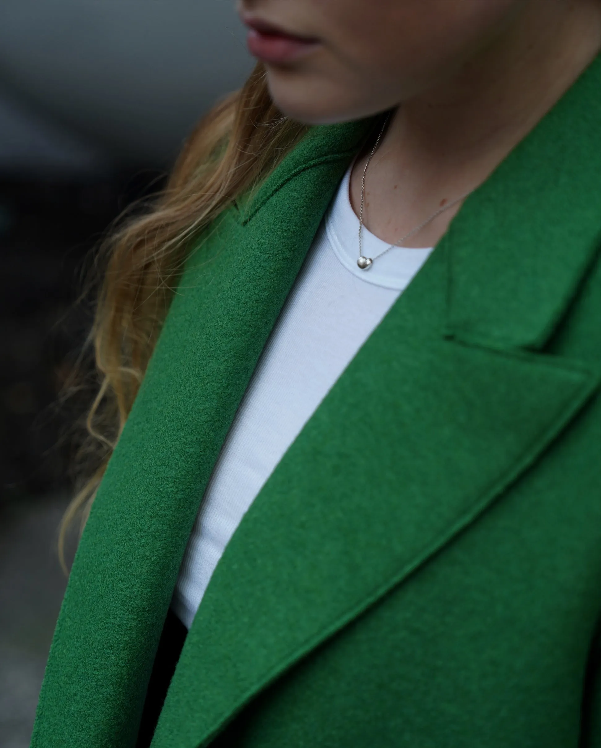 SLOUCHY PEACOAT / SHAMROCK