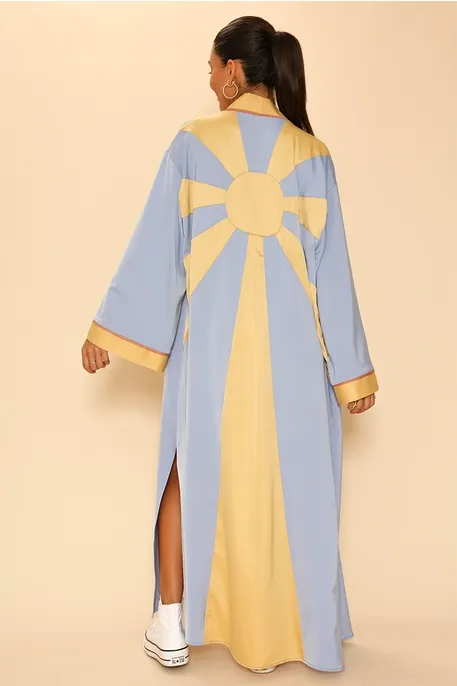 Sunburst Kimono Trench Jacket