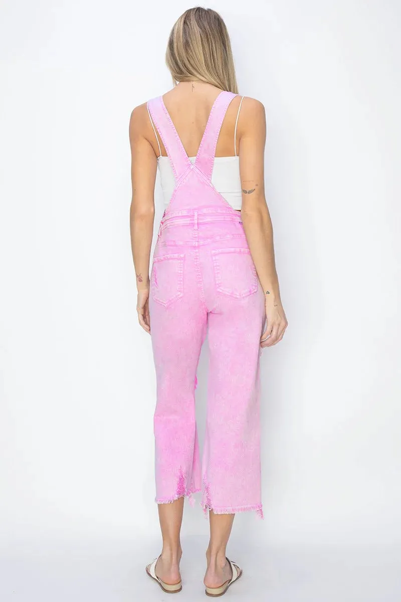 Take a Walk Acid Pink Overalls