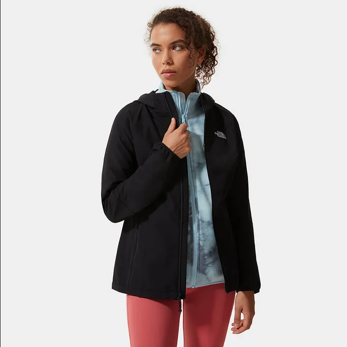 The North Face Women's Apex Nimble Hooded Jacket NF0A7R2RJK3 Black