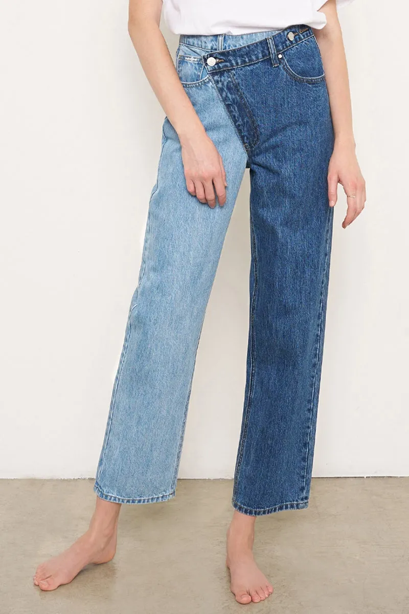 Two Tone Crossover Denim