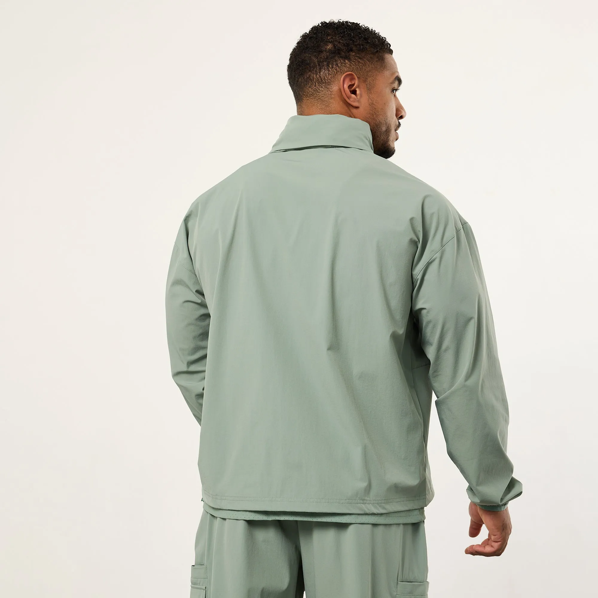 Vanquish Utility Frost Green Oversized Track Jacket