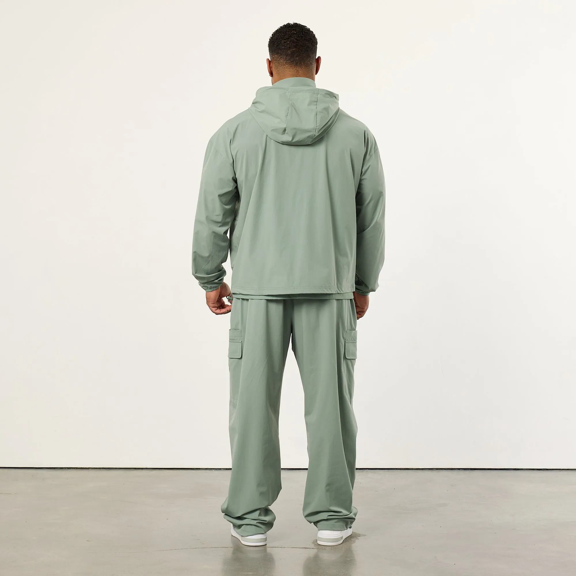 Vanquish Utility Frost Green Oversized Track Jacket