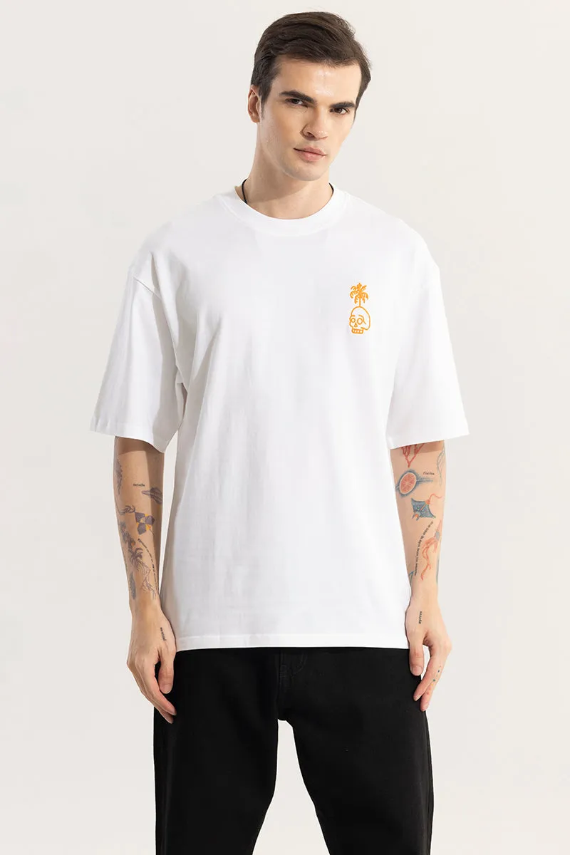 Wild Ones Never Die White Oversized T-Shirt