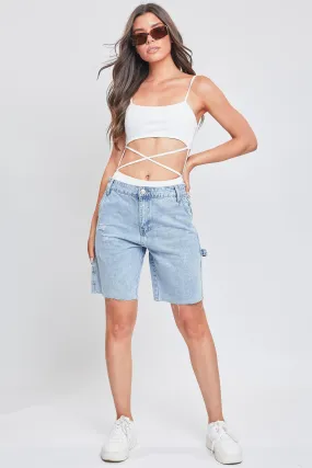 Women's Denim Carpenter Shorts